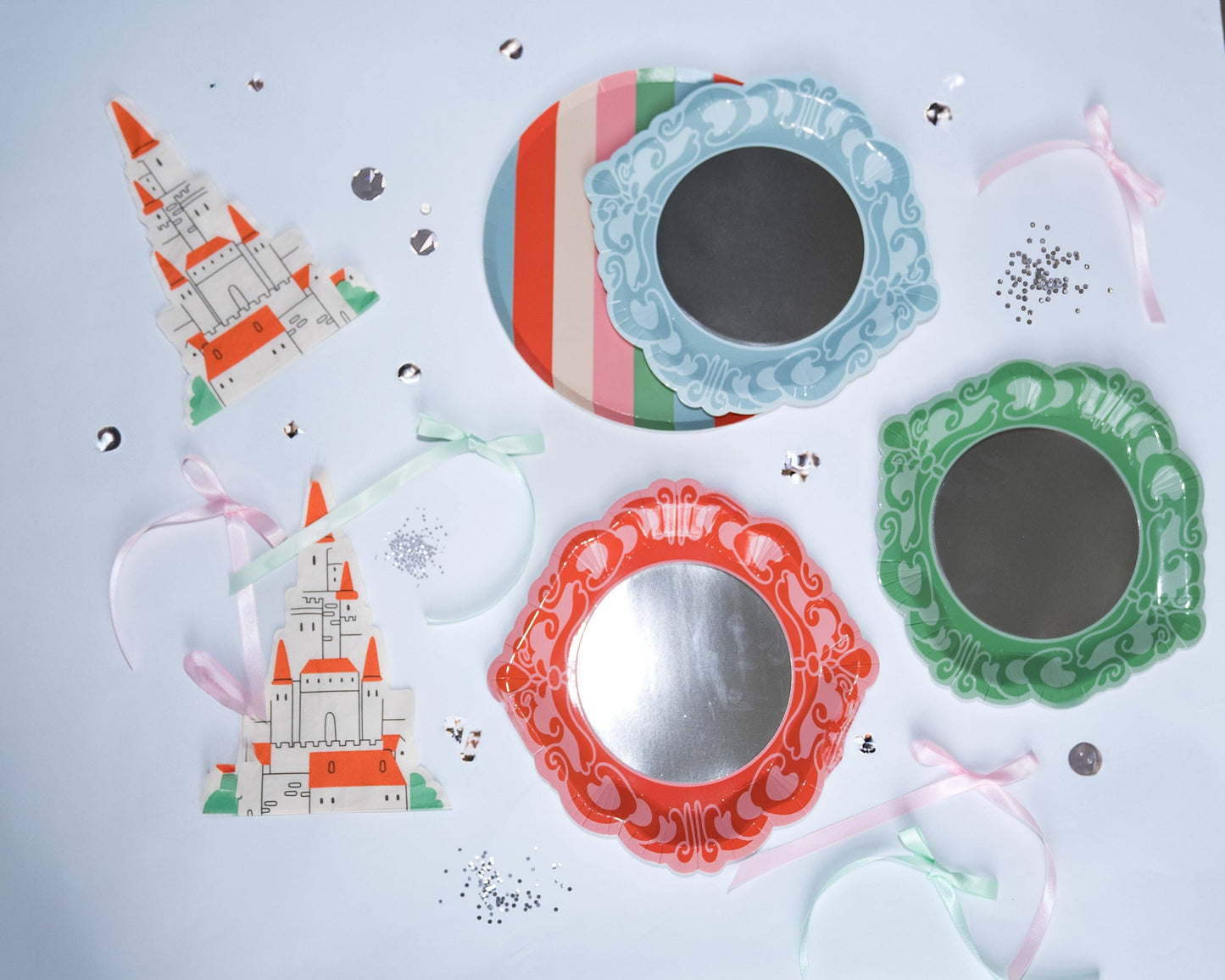 Servilletas de Castillo - Fiesta de Princesa Espejito Espejito
