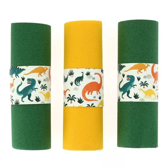 6 servilleteros de dinosaurio - Reciclable