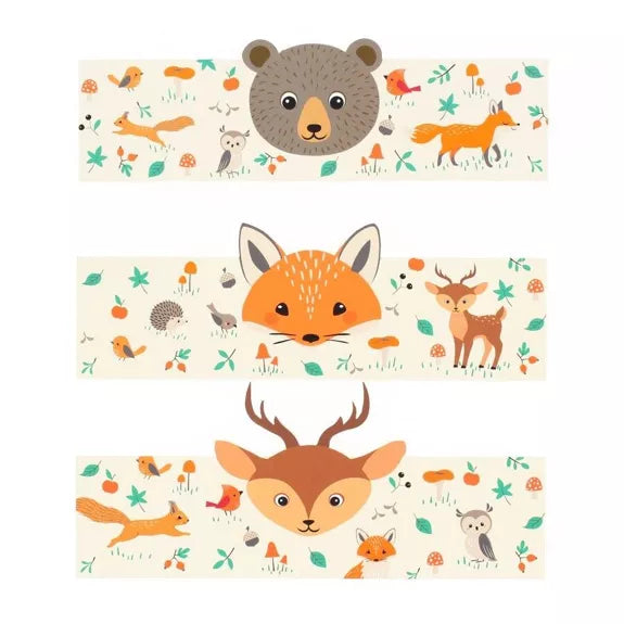 6 servilleteros de animales del bosque
