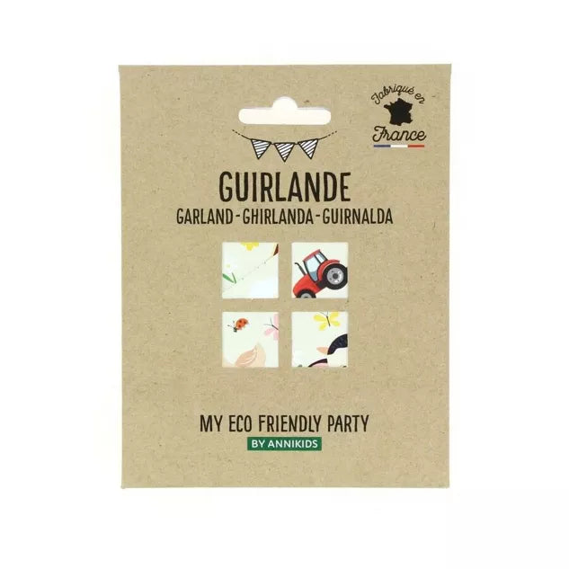 Guirnalda de animales de granja