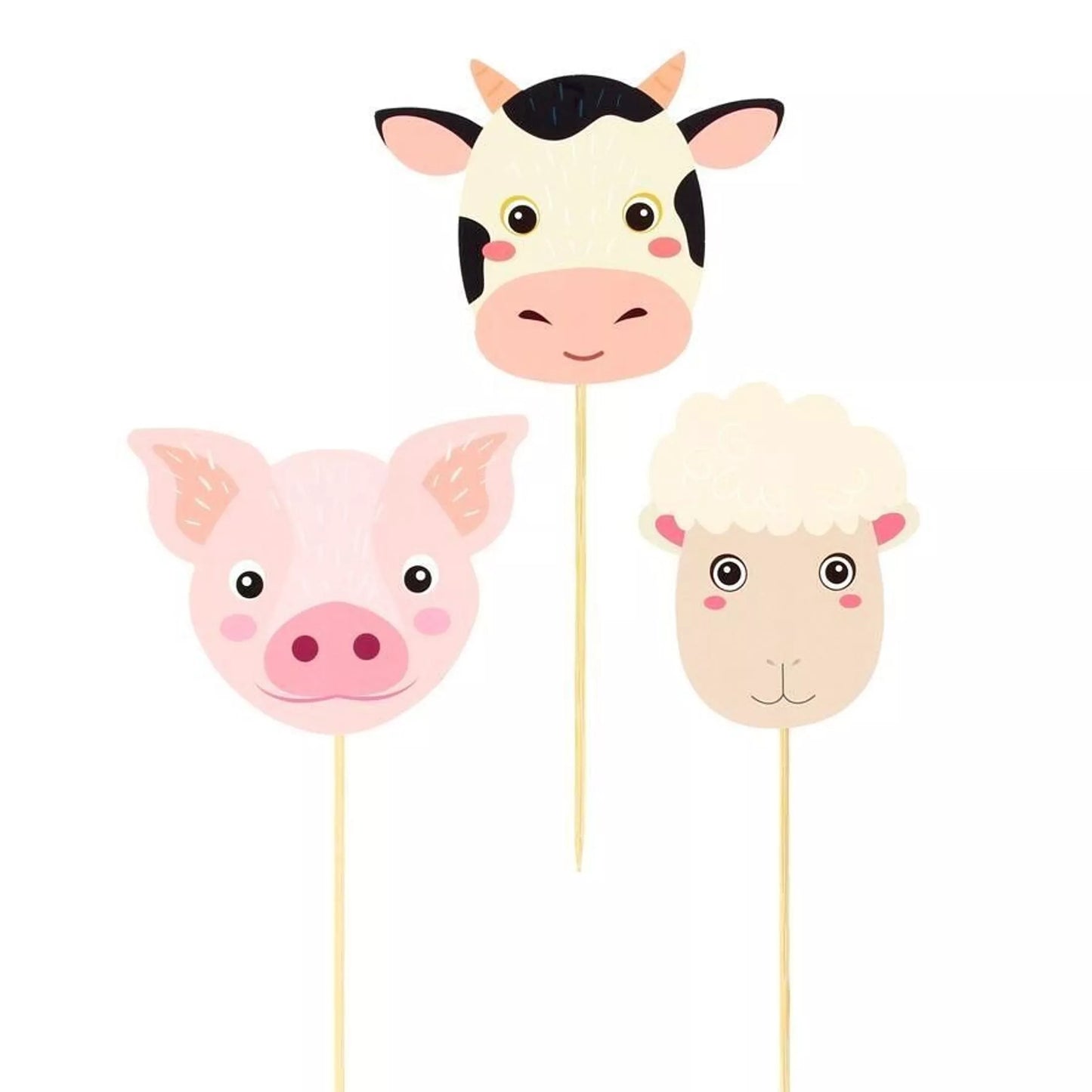 Toppers para tartas - Animales de granja