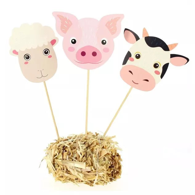 Toppers para tartas - Animales de granja