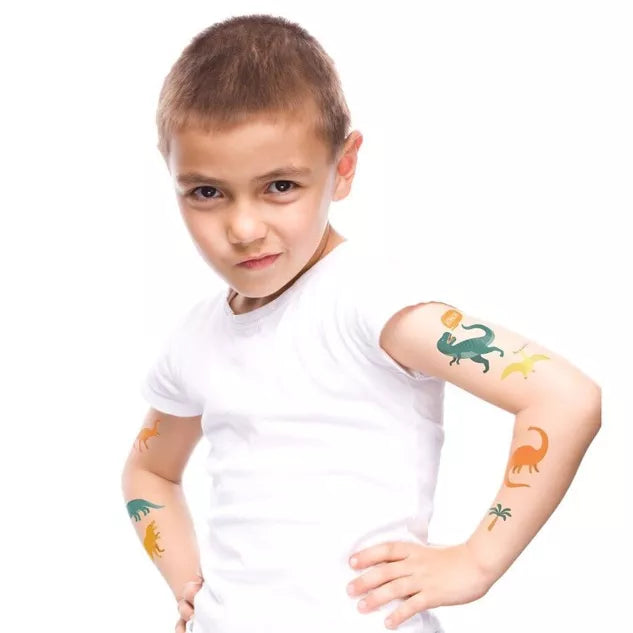 Tatuajes temporales de Dinosaurios - Eco-responsable