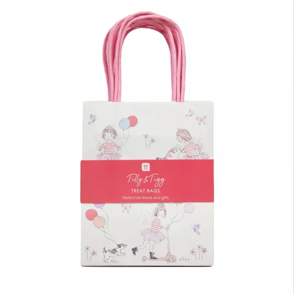 Tilly & Tigg Bolsas de fiesta rosas - Paquete de 8