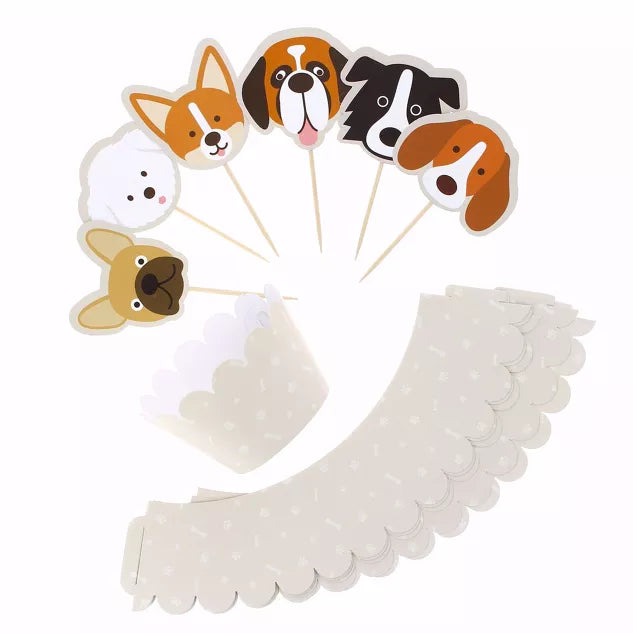 Kit de cupcakes - perros