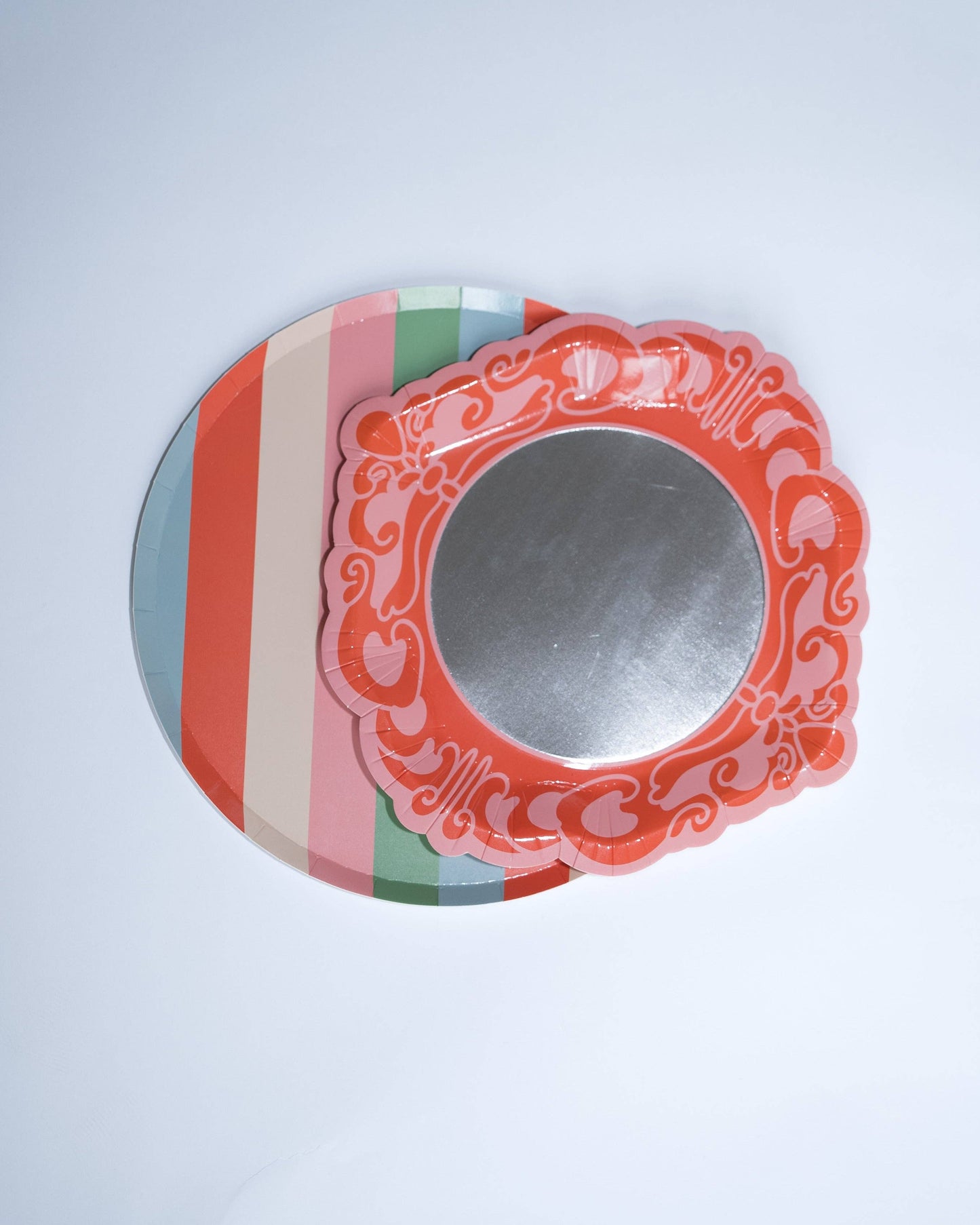 Platos de postre para fiesta de princesas Espejito, espejito (x 12)