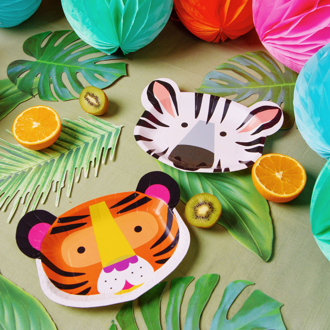Platos con formas de animales - Paquete de 12