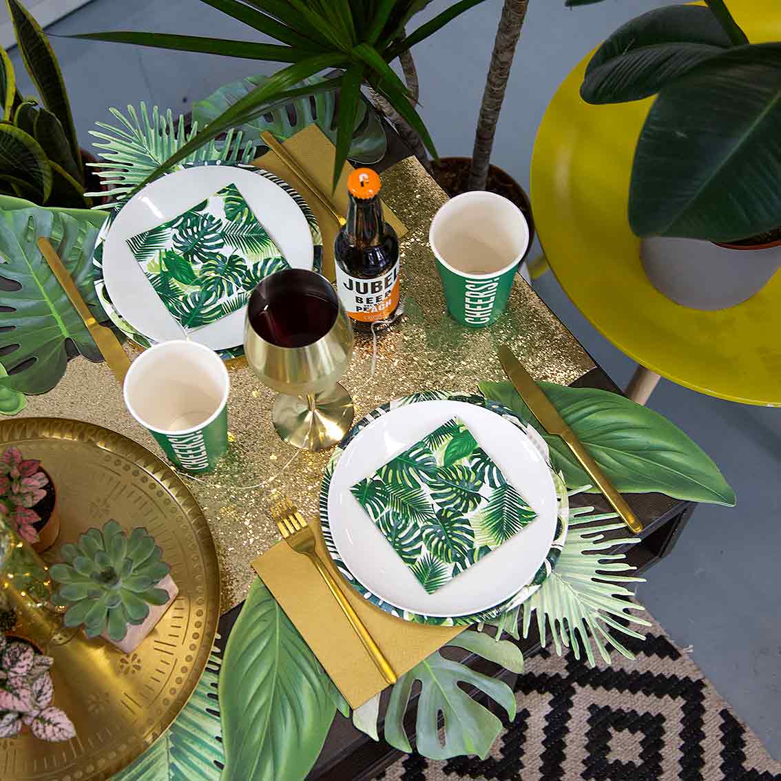 Servilletas de cóctel tropicales - Paquete de 20