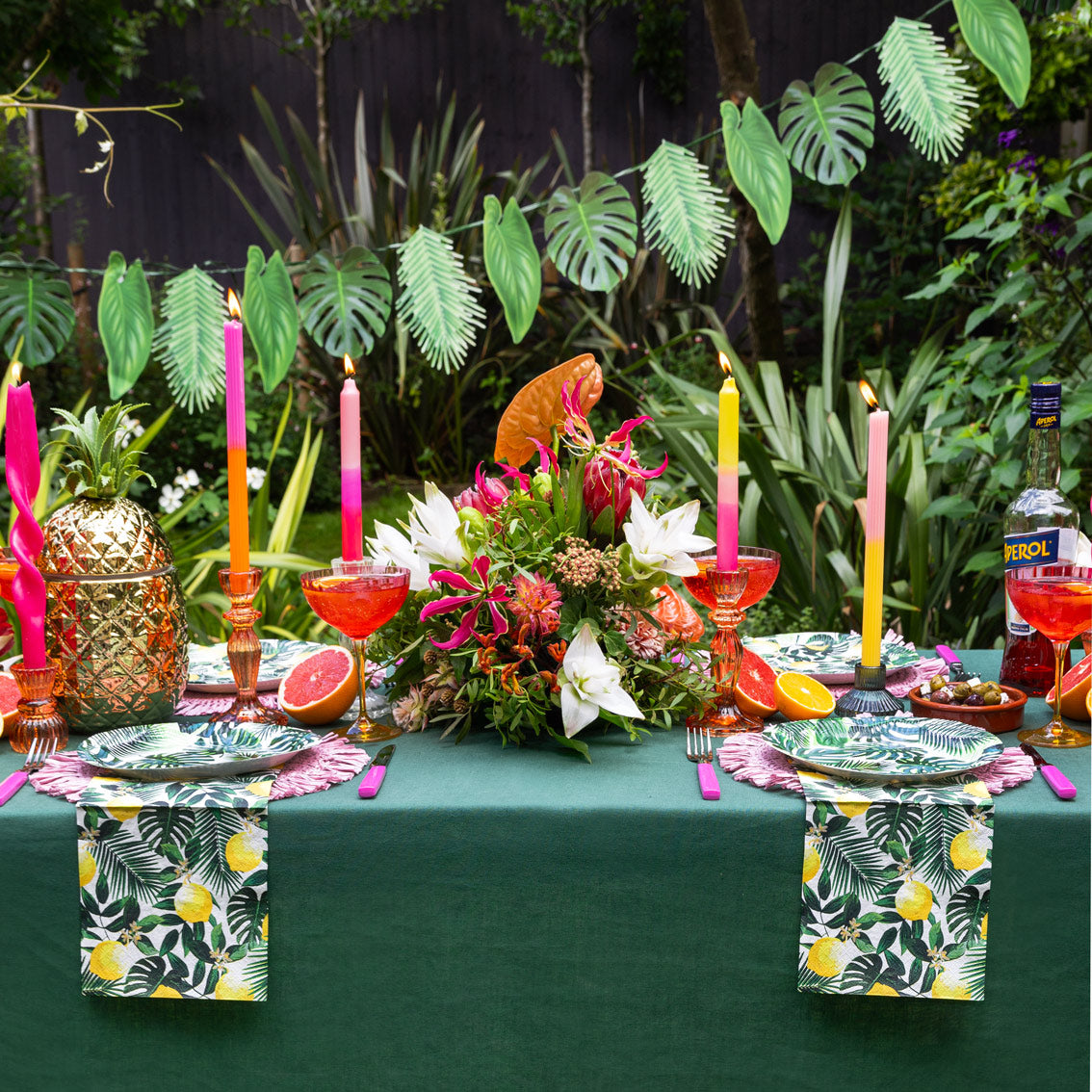 Servilletas Tropical Lemon - Paquete de 20