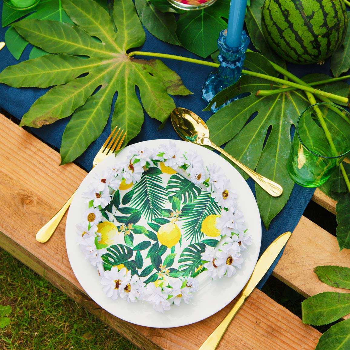 Servilletas Tropical Lemon - Paquete de 20