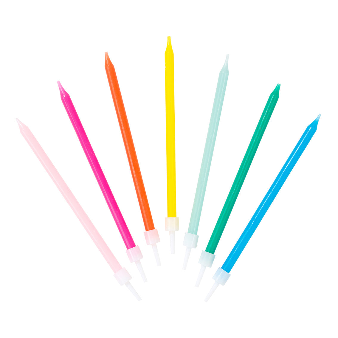 vela largas de colores