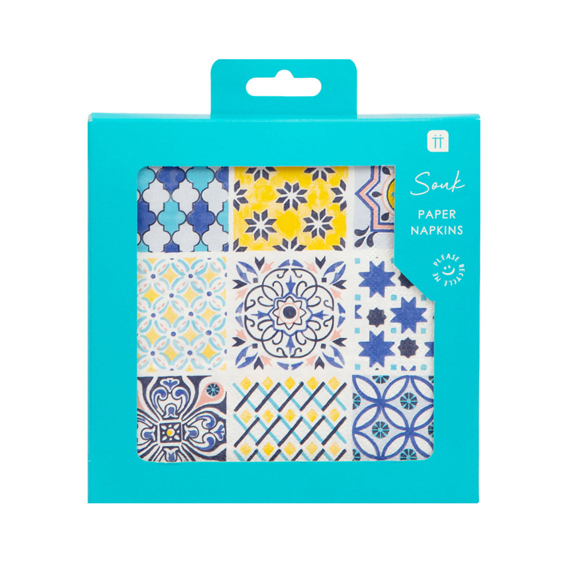 Servilletas de verano Souk Blue - Paquete de 20
