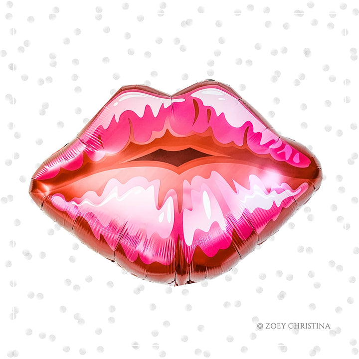 Globo de papel de labios: perfecto para San Valentín, despedidas de soltera.