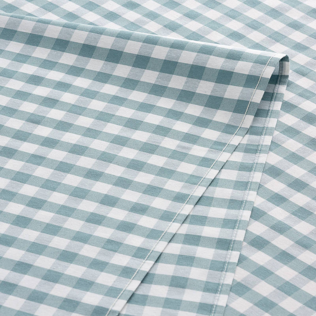 Tela al corte continuo algodón cuadro vichy ancho 280 cm