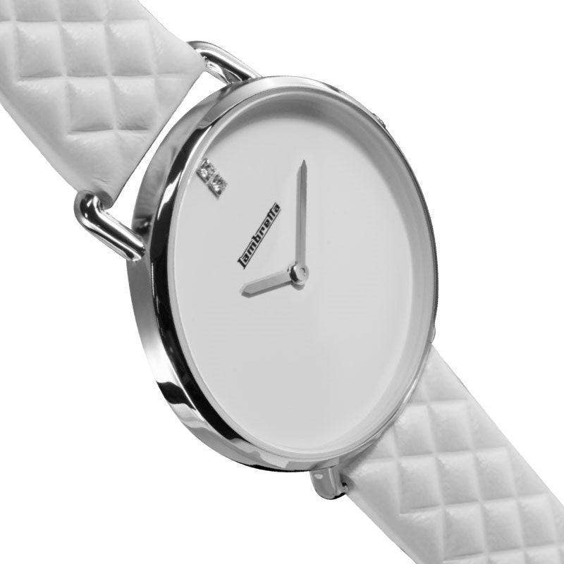 Reloj Giulia 34 Uno acolchado plata blanco