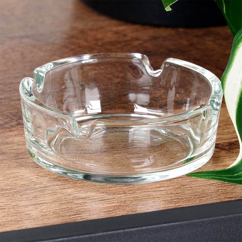 Cenicero de cristal 8 cm 2 unidades 568122