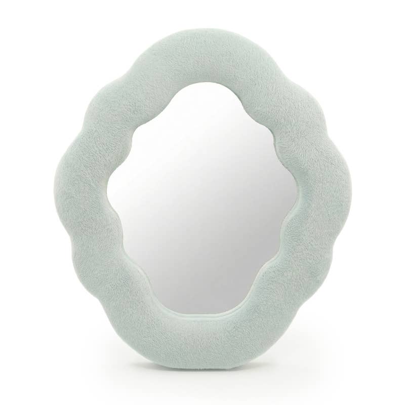 Espejo Suave y Ondulado - Nube - Azul Nube - 28x24x2,3cm