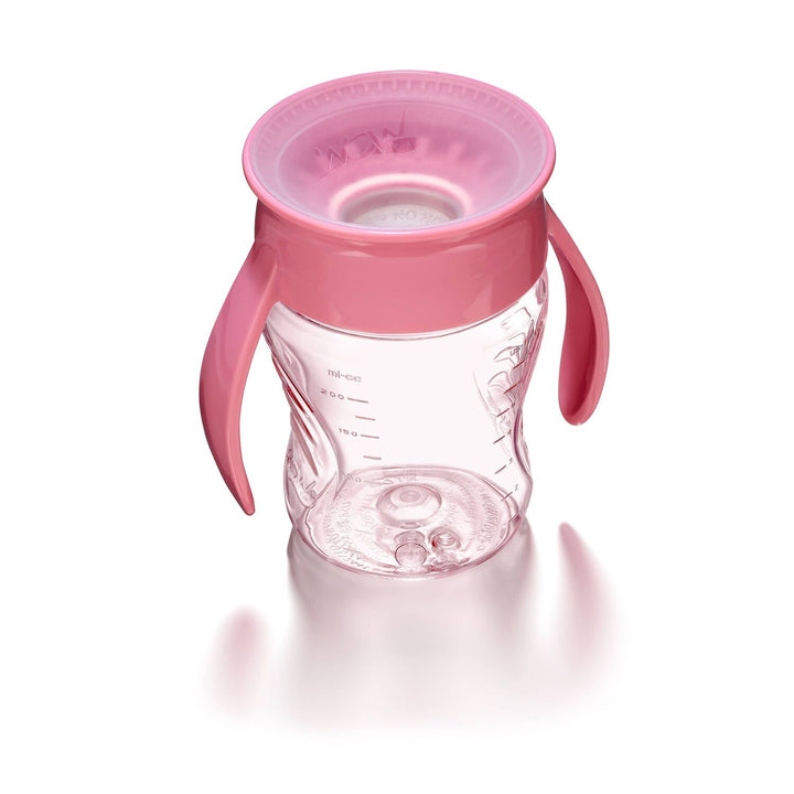 Vaso para bebé rosa 360° 6 meses - 207 ml (Copia)