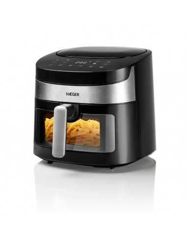 Freidora Digital sin Aceite HAEGER Air Banquet - 8 L, 8 Programas, Pantalla Digital, 1800W