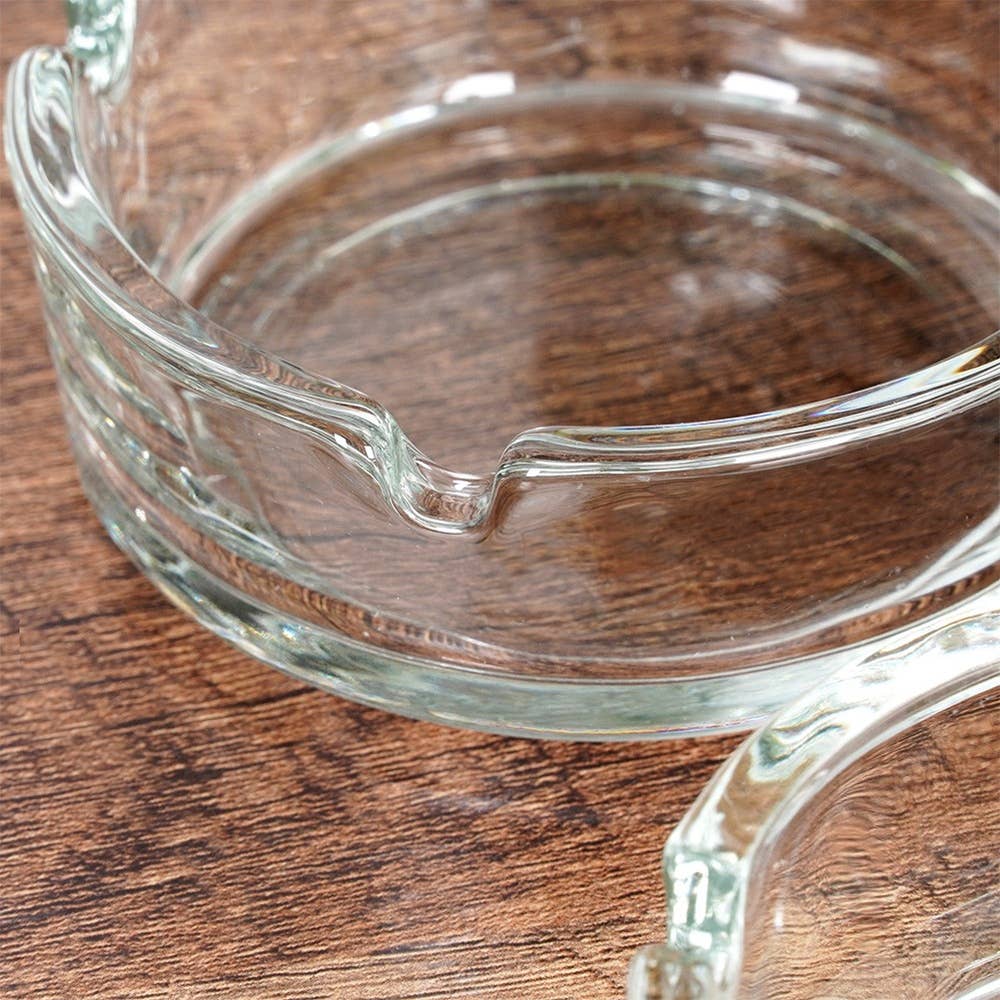 Cenicero de cristal 8 cm 2 unidades 568122
