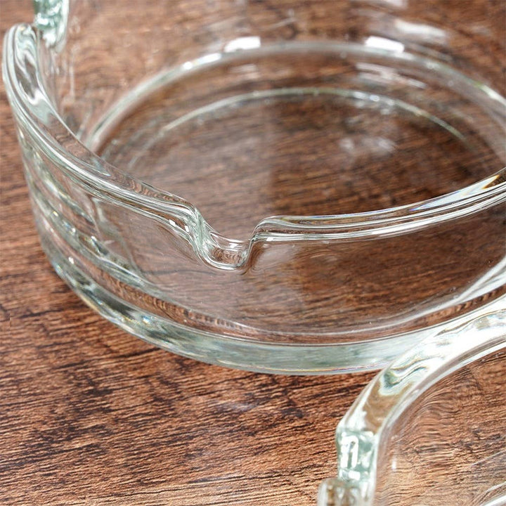Cenicero de cristal 8 cm 2 unidades 568122