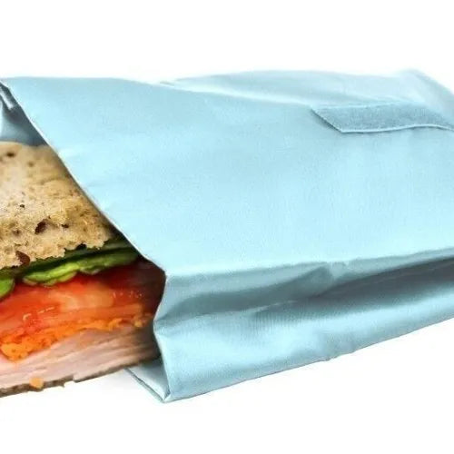 Bolsa Reutilizable para Sandwich Azul Pastel