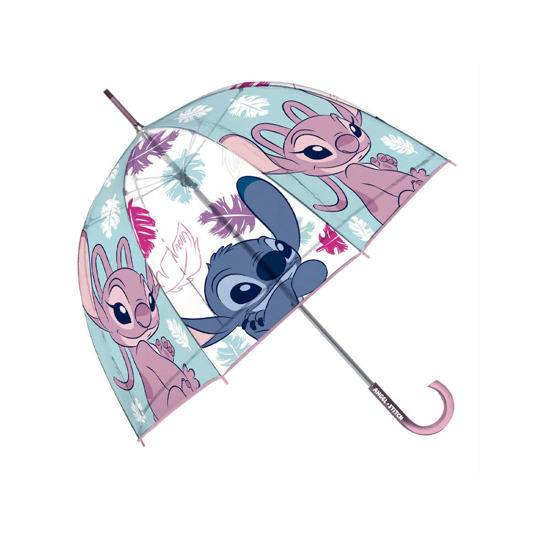 Paraguas Infantil Transparente Manual Lilo &amp; Stitch. WD17388