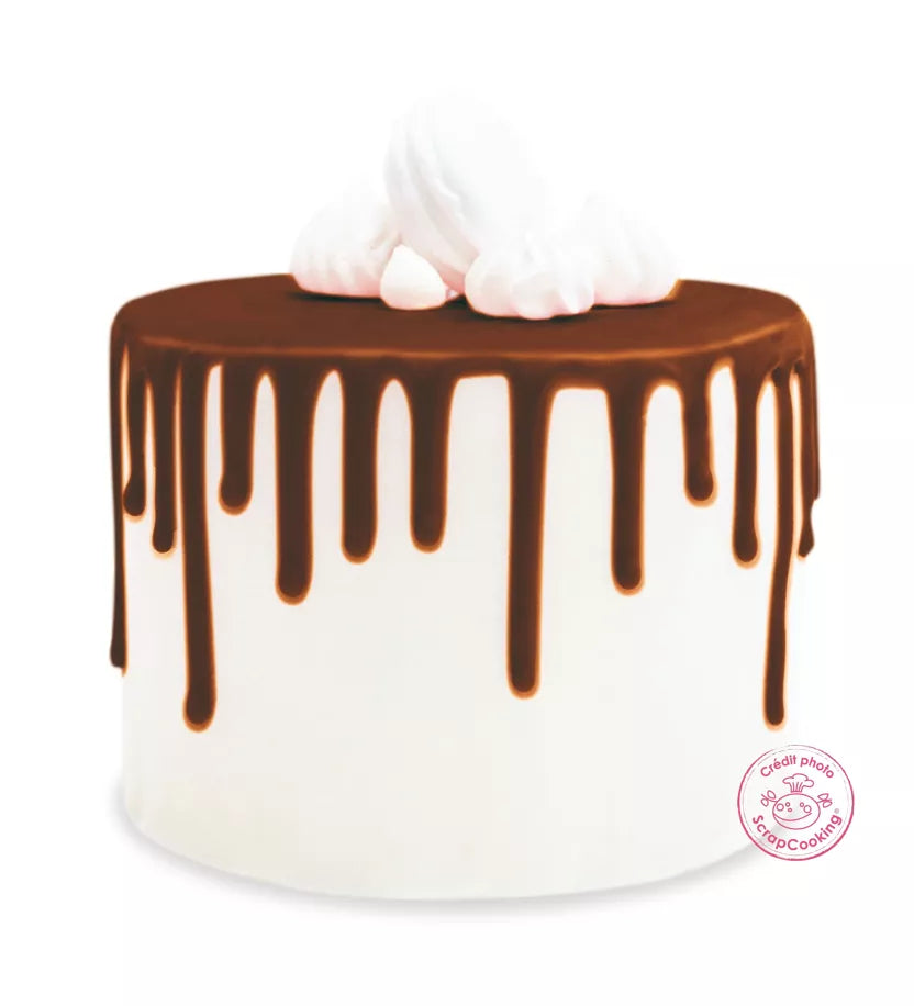 Glaseado marrón listo para usar - sabor chocolate 130G