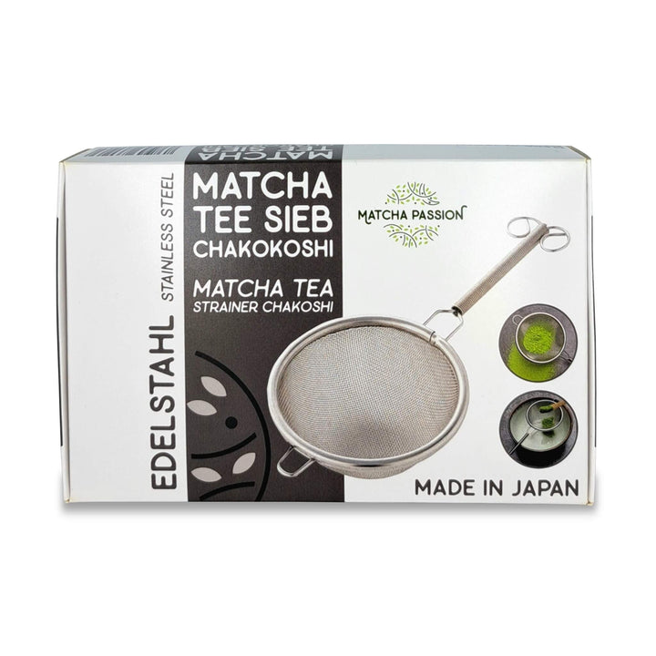 Colador para té matcha de acero inoxidable, chakoshi