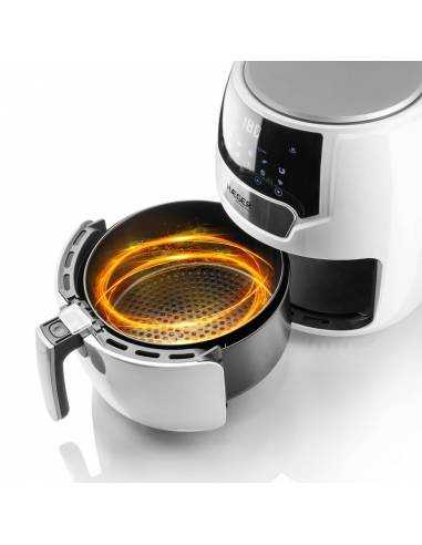 Freidora digital sin aceite Haeger Air Feast blanca - 4,2 L