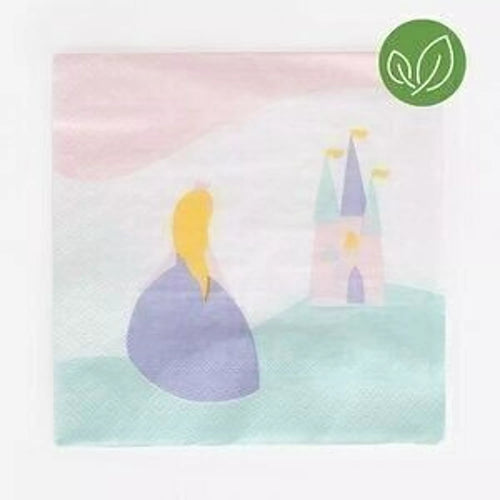 20 Servilletas de papel: princesa pastel