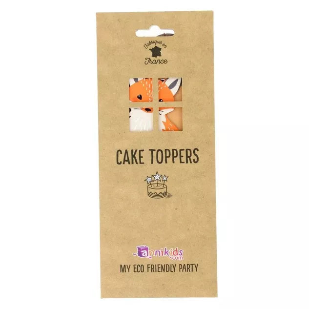 Toppers para tarta -  Animales Del Bosque