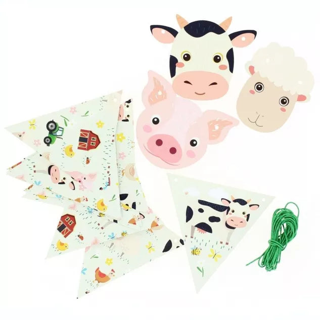 Guirnalda de animales de granja