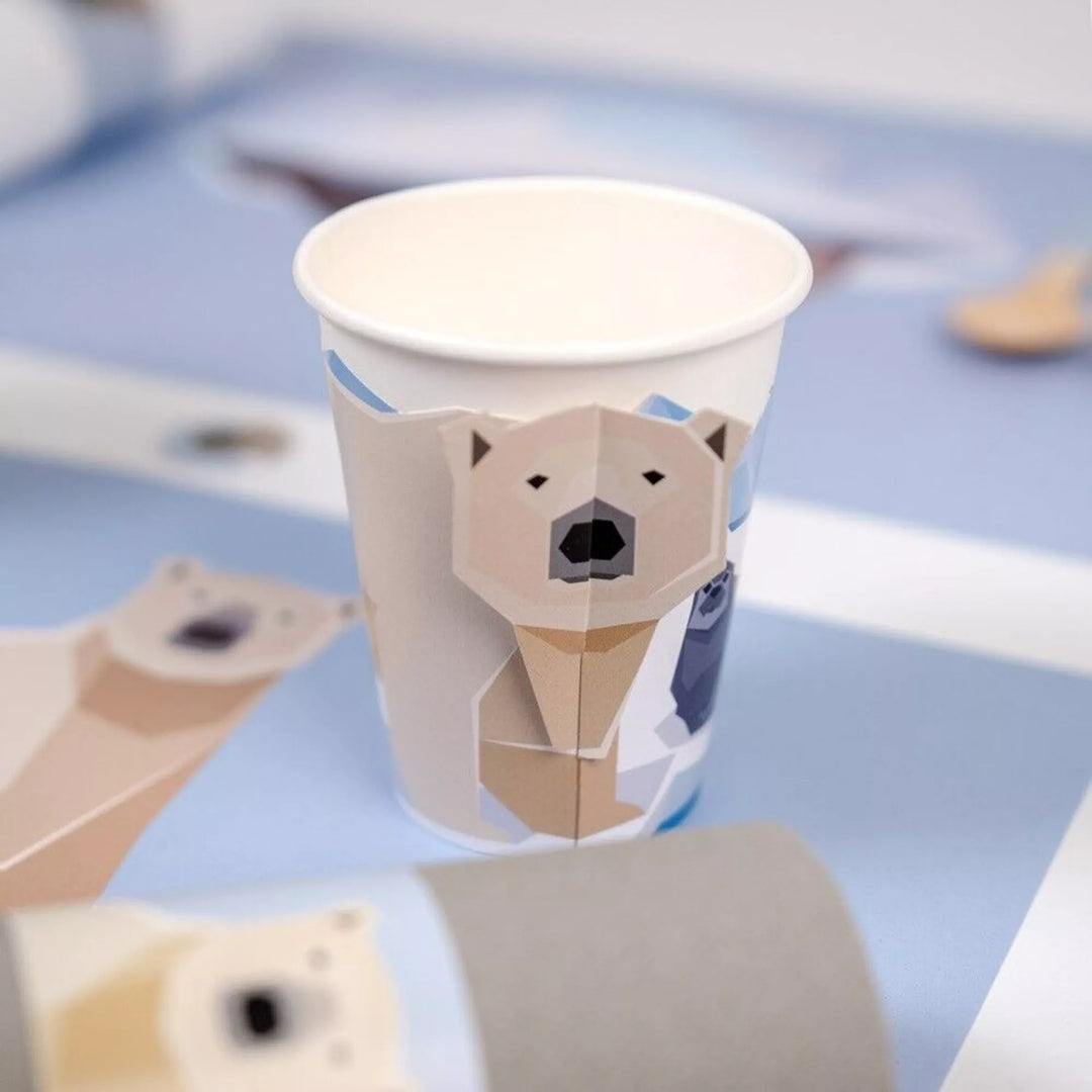 6 vasos animales polares