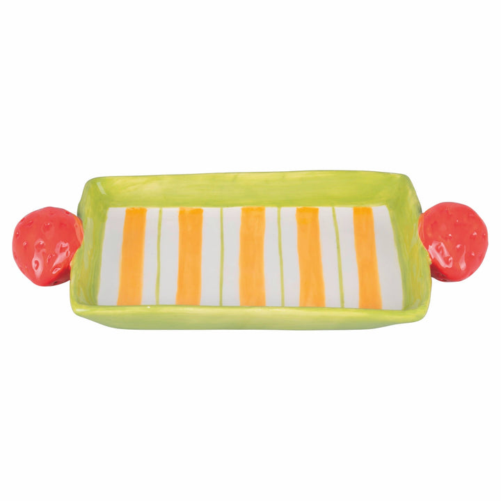 Bandeja Fruit Life con asas de fresa
