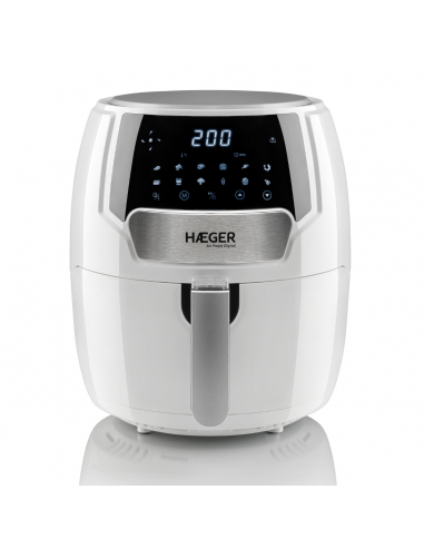 Freidora digital sin aceite Haeger Air Feast blanca - 4,2 L