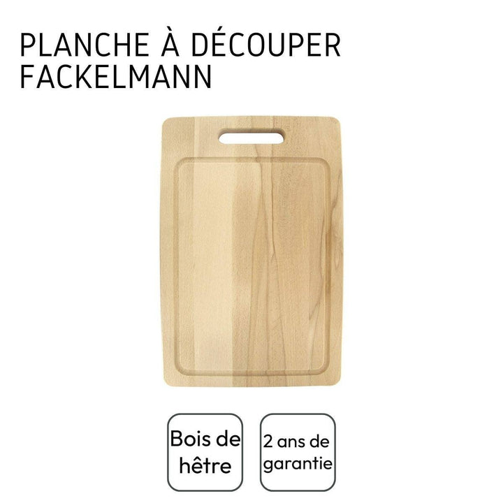 Tabla de cortar rectangular de madera 44 x 30 cm Fackelmann Wood Edition