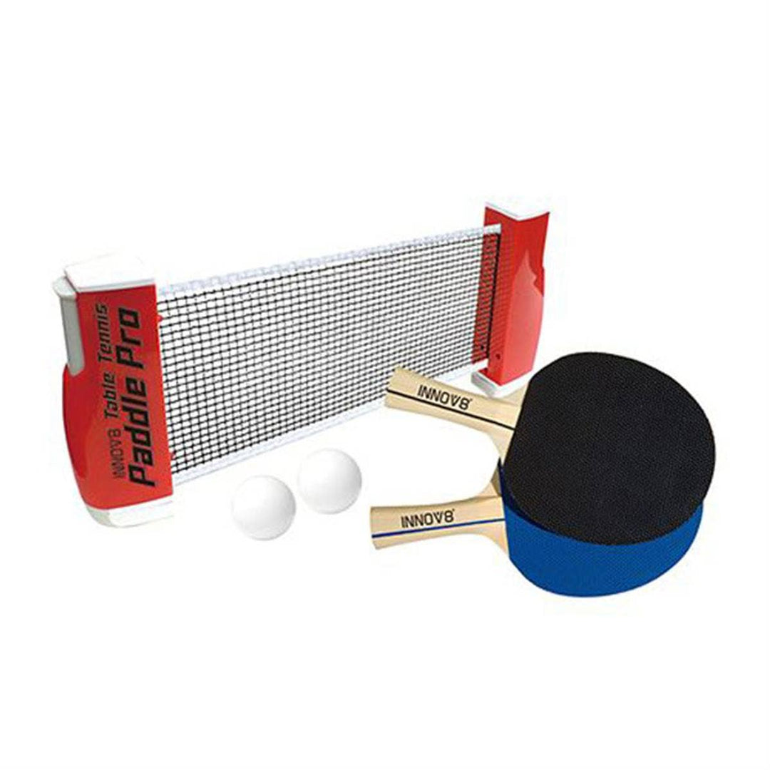 Caja de Red Retráctil de Ping Pong con Raqueta y Pelotas