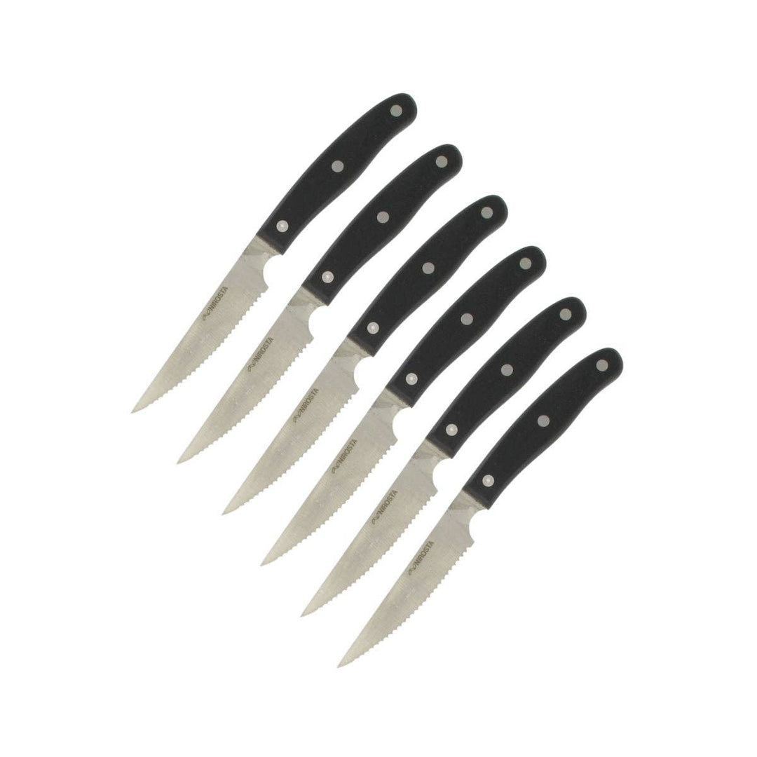 Juego de 6 cuchillos para carne Nirosta Fit de 22 cm