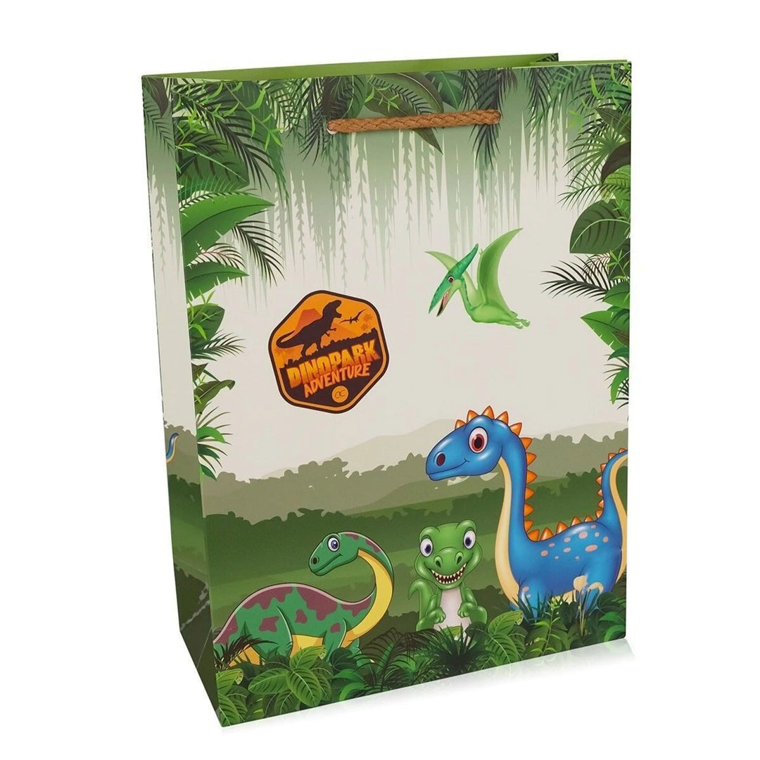 Bolsa de regalo infantil DINOPARK ADVENTURE – 18 × 24 cm