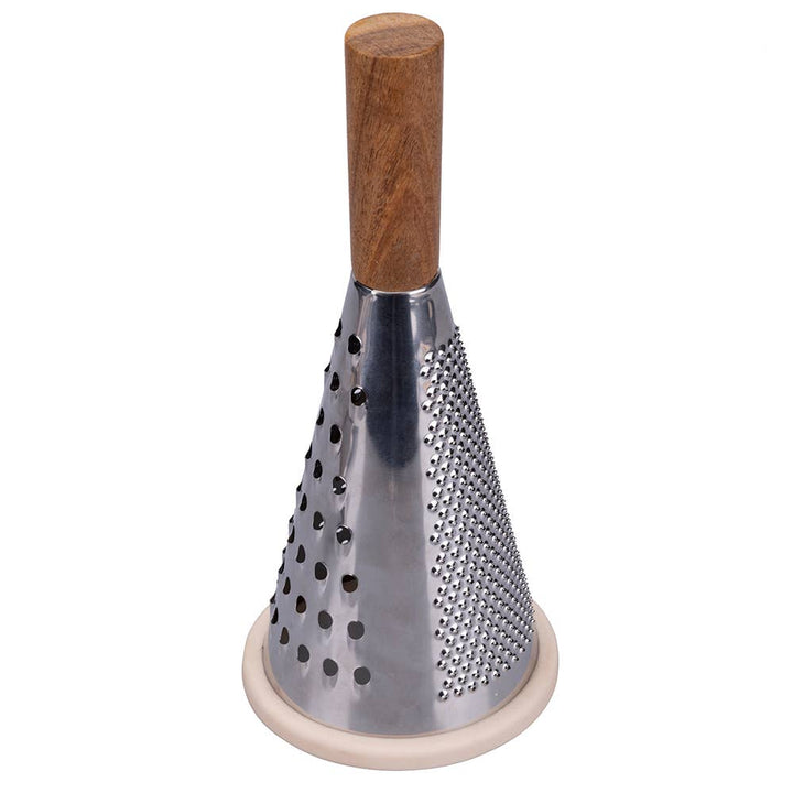 Rallador de 3 hojas con mango de madera