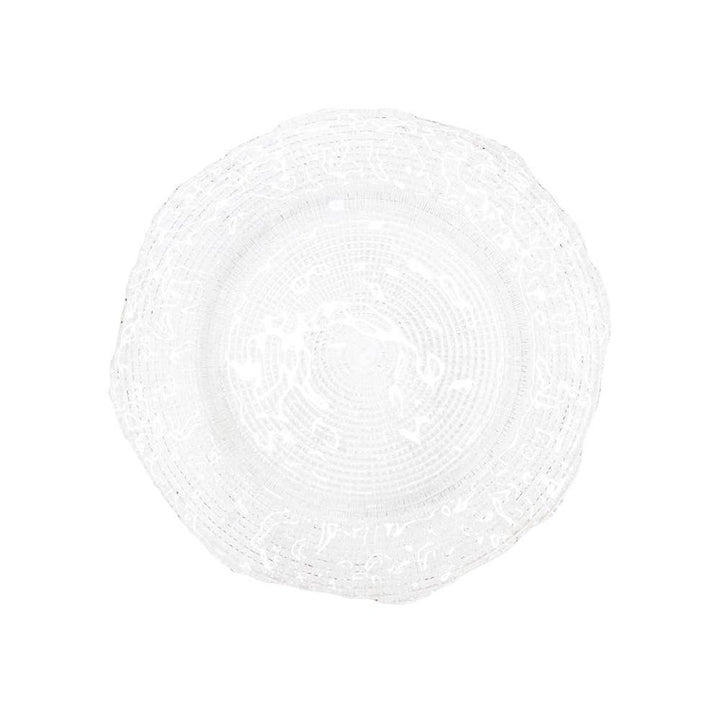Plato llano transparente 27cm