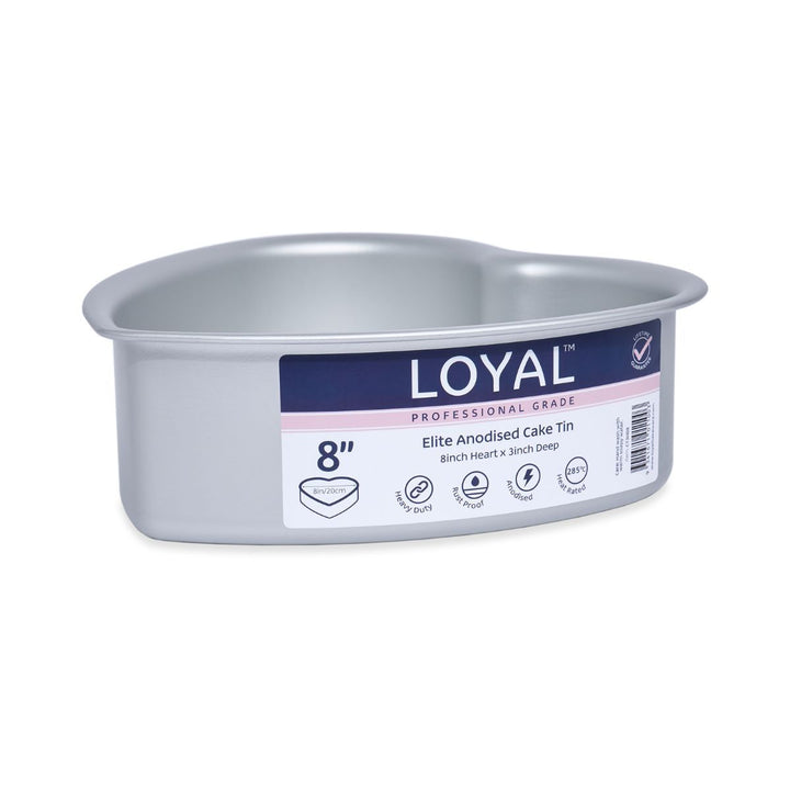 Molde corazón aluminio LOYAL Elite Cake  20cm