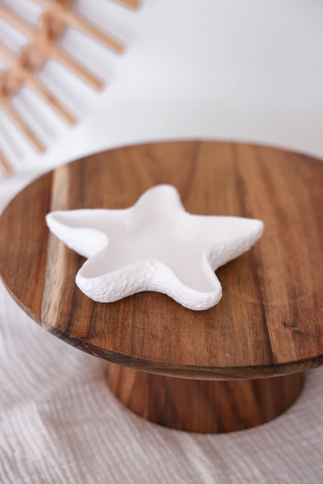 Estrella de mar de concha de mejillón decorativa