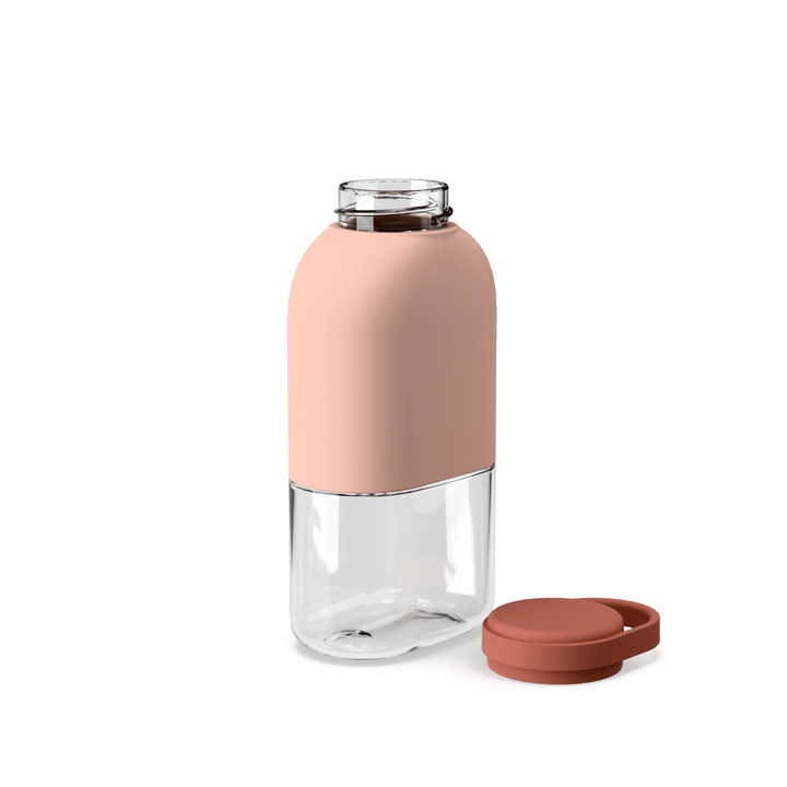 Botella de agua Slim Tritan 350 ml - Blush y Terracota