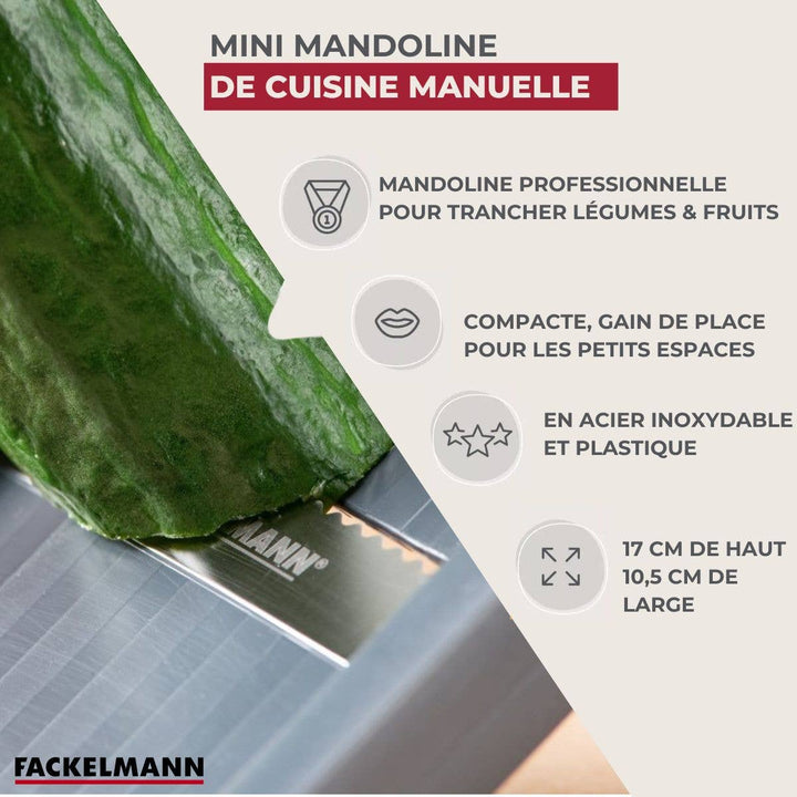 Mandolina profesional mini tradicional hecha a mano Fackelmann