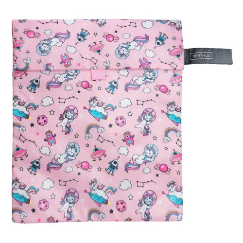 Bolsa isotermica reutilizable porta bocadillo Unicornios