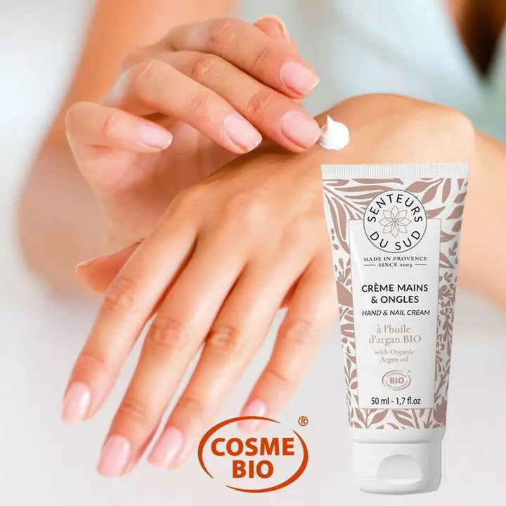 Crema de manos y uñas con aceite de argán
