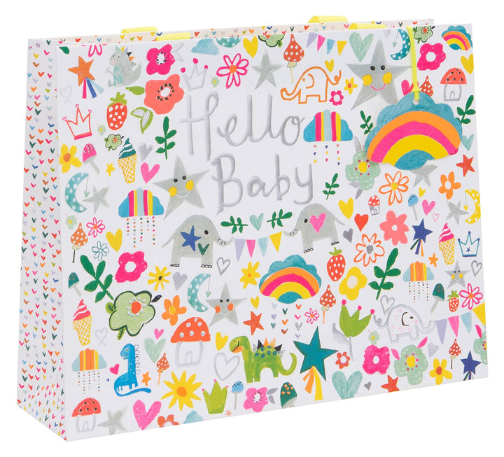 BOLSA HORIZONTAL GRANDE ICONOS DE RECIÉN NACIDO