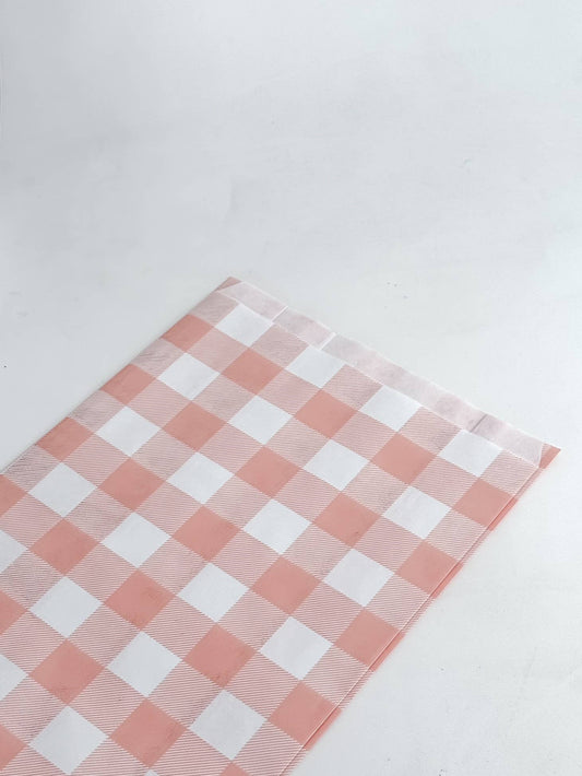 Sobres Planos 24 + 6 x 42 cm 100 VICHY  Peach